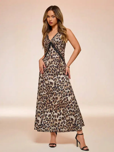 Leopard Cami Maxi Dress