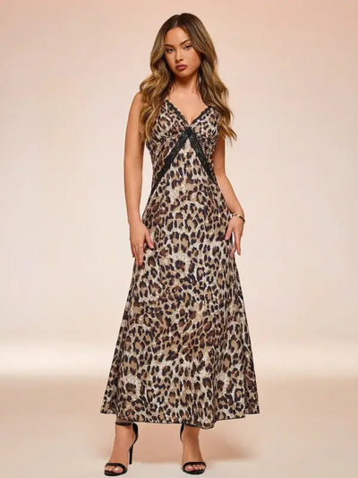 Leopard Cami Maxi Dress